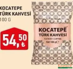 KOCATEPE TÜRK KAHVESİ 100 G fiyat ve kampanya bilgisi
